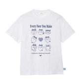 치이카와 T셔츠 (가르마 시리즈 / 화이트)