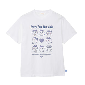 ちいかわ Tシャツ ハチワレシリーズ ホワイト