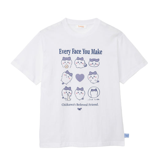 ちいかわ Tシャツ ハチワレシリーズ ホワイト