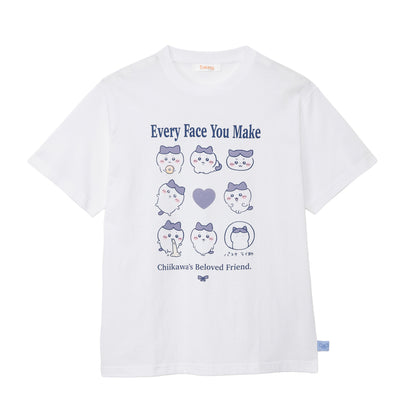 치이카와 T셔츠 (가르마 시리즈 / 화이트)