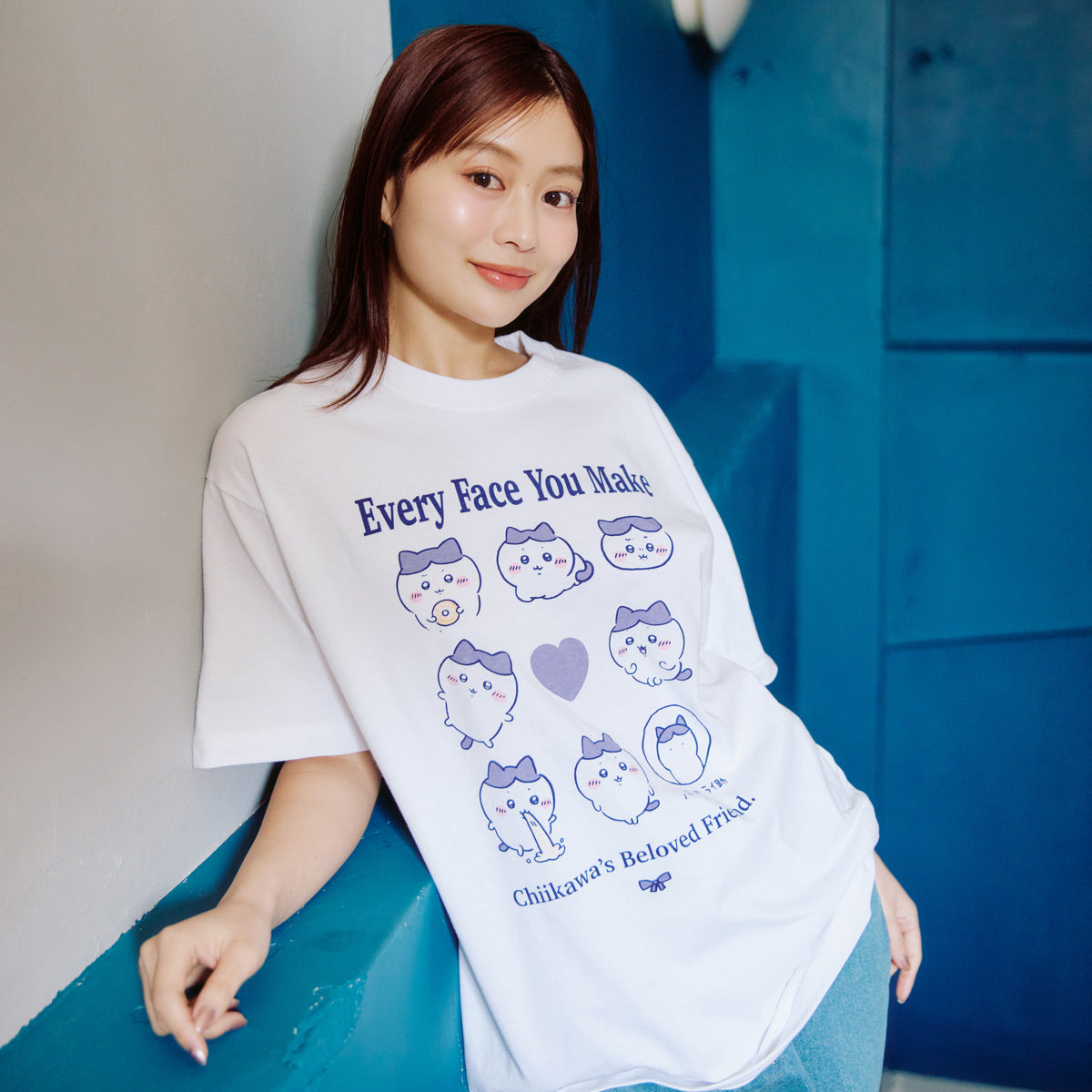 ちいかわ Tシャツ ハチワレシリーズ ホワイト | ちいかわマーケット