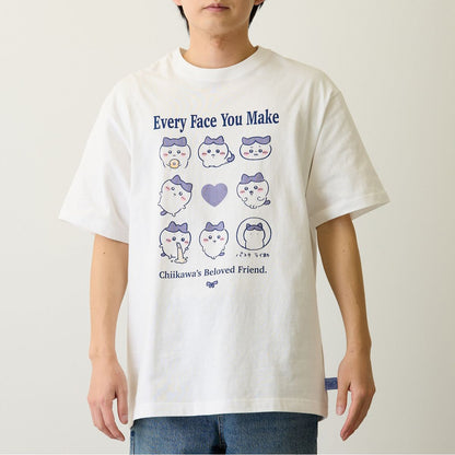 치이카와 T셔츠 (가르마 시리즈 / 화이트)