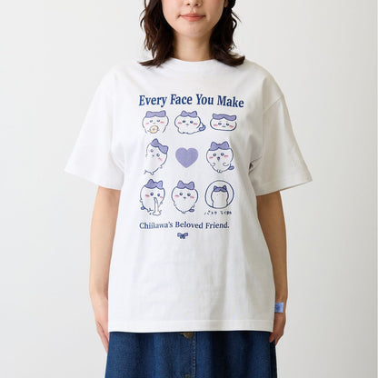 치이카와 T셔츠 (가르마 시리즈 / 화이트)