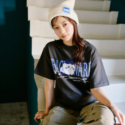 치이카와 T셔츠 (가르마 시리즈 / 차콜)