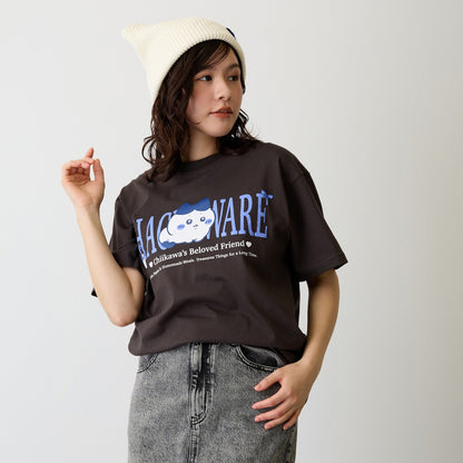 치이카와 T셔츠 (가르마 시리즈 / 차콜)