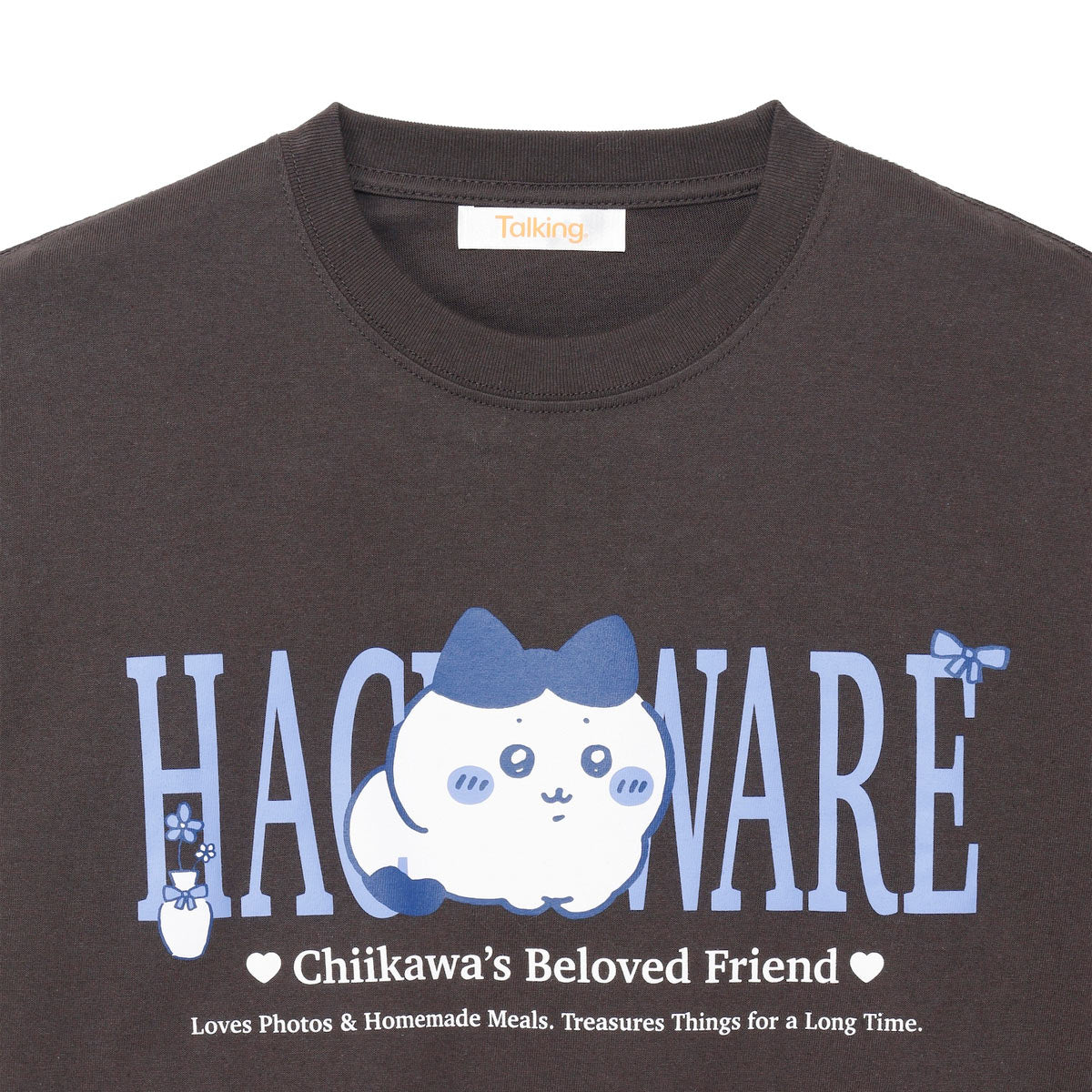 치이카와 T셔츠 (가르마 시리즈 / 차콜)