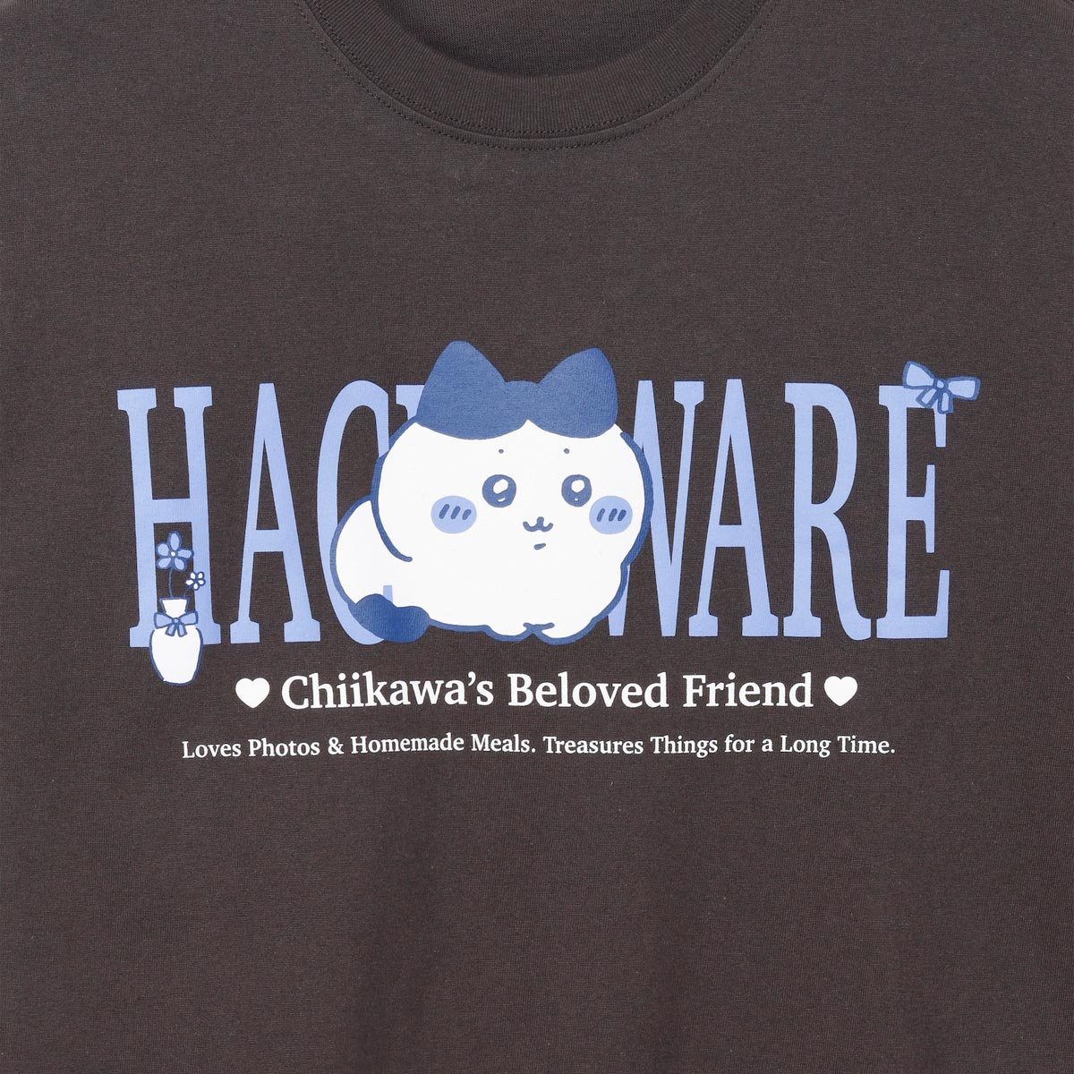 치이카와 T셔츠 (가르마 시리즈 / 차콜)