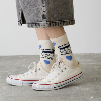 ちいかわ ソックス ハチワレシリーズ ホワイト