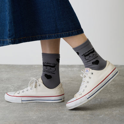 ちいかわ ソックス ハチワレシリーズ グレー