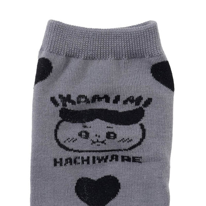 ちいかわ ソックス ハチワレシリーズ グレー