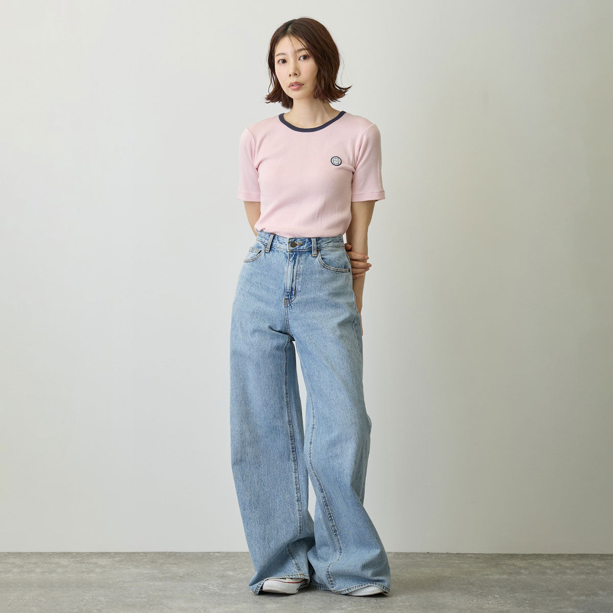 吉伊卡哇 T恤 (Robert P.Miller×Talking / 吉伊卡哇 火烈鸟粉)