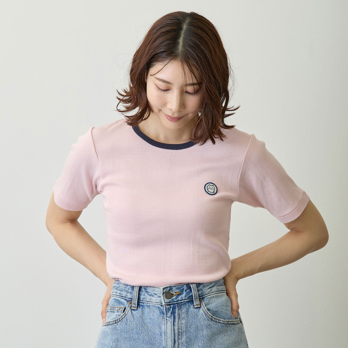 吉伊卡哇 T恤 (Robert P.Miller×Talking / 吉伊卡哇 火烈鸟粉)