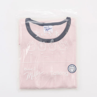 吉伊卡哇 T恤 (Robert P.Miller×Talking / 吉伊卡哇 火烈鸟粉)