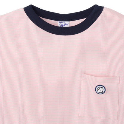 吉伊卡哇 寬鬆廓形口袋T恤 (Robert P.Miller×Talking / 吉伊卡哇 火烈鳥粉)