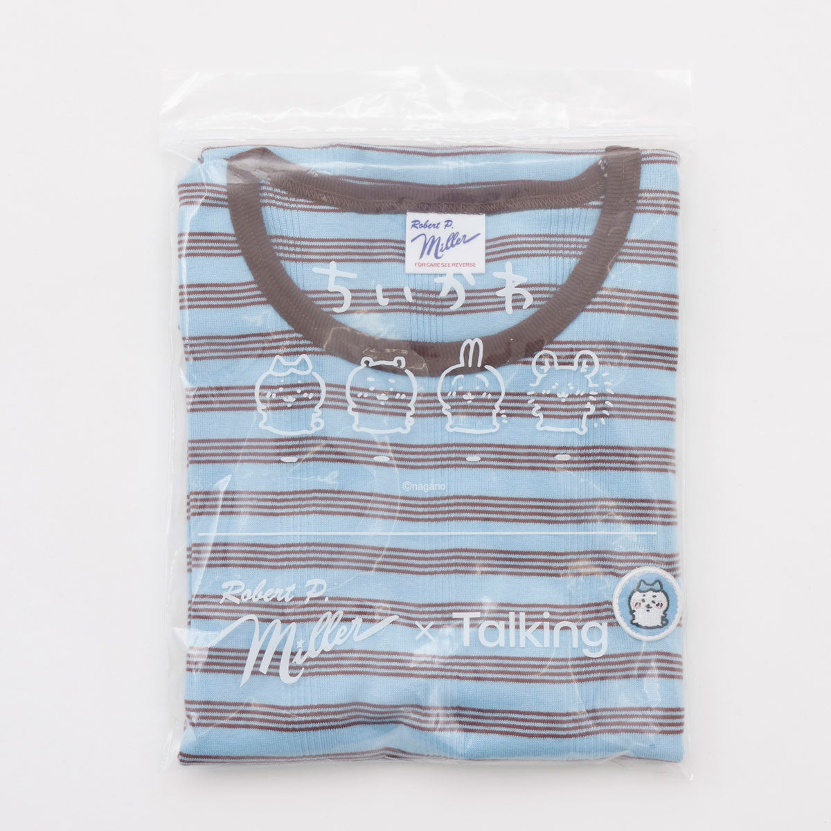 吉伊卡哇 T恤 (Robert P.Miller×Talking / 哈奇喵 蓝莓色)