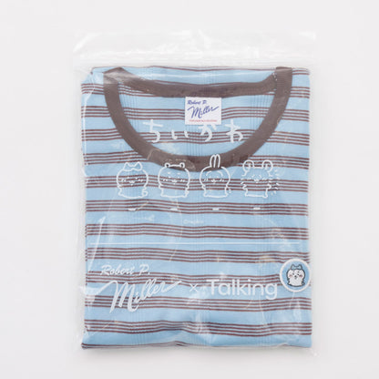 吉伊卡哇 T恤 (Robert P.Miller×Talking / 哈奇喵 蓝莓色)