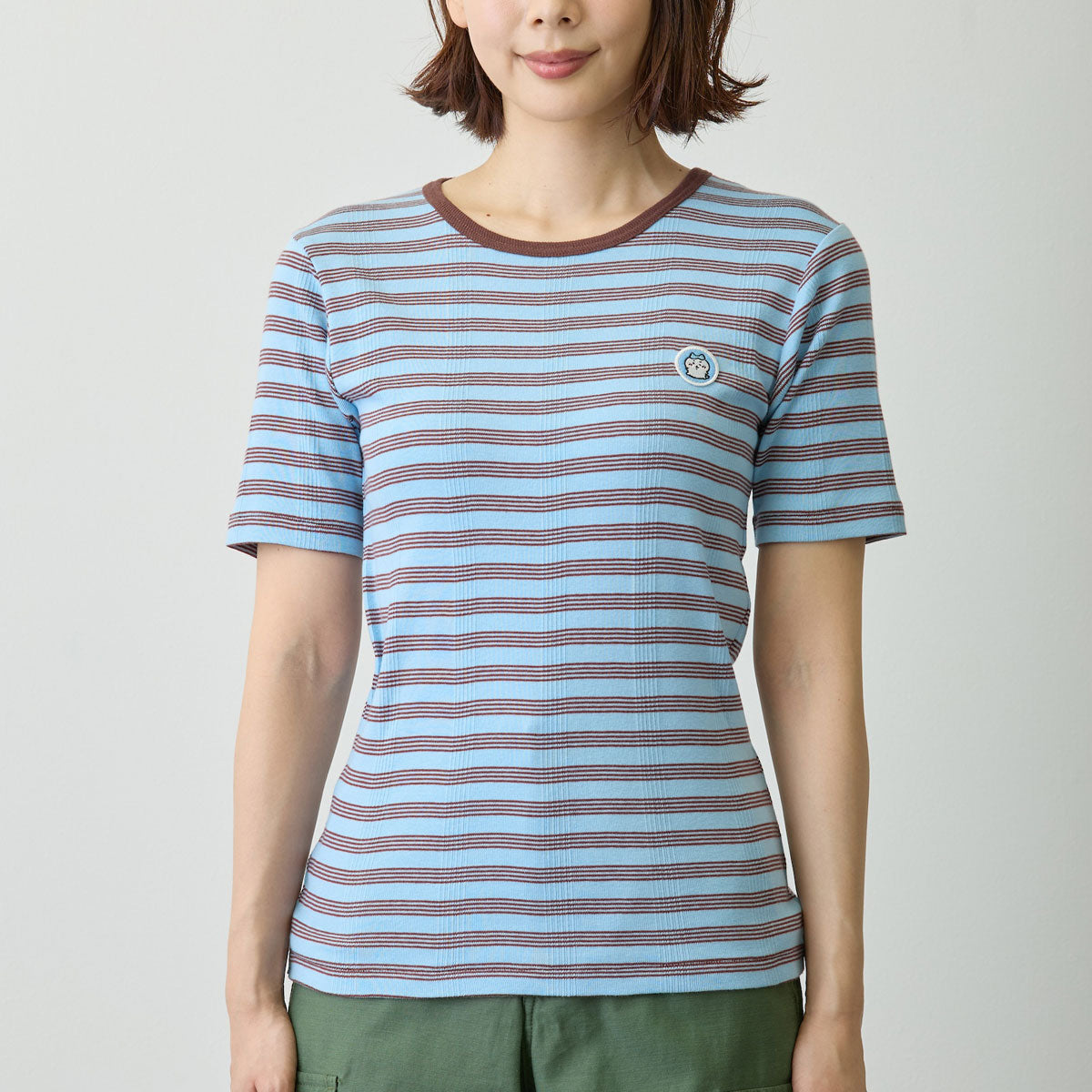 吉伊卡哇 T恤 (Robert P.Miller×Talking / 哈奇喵 蓝莓色)