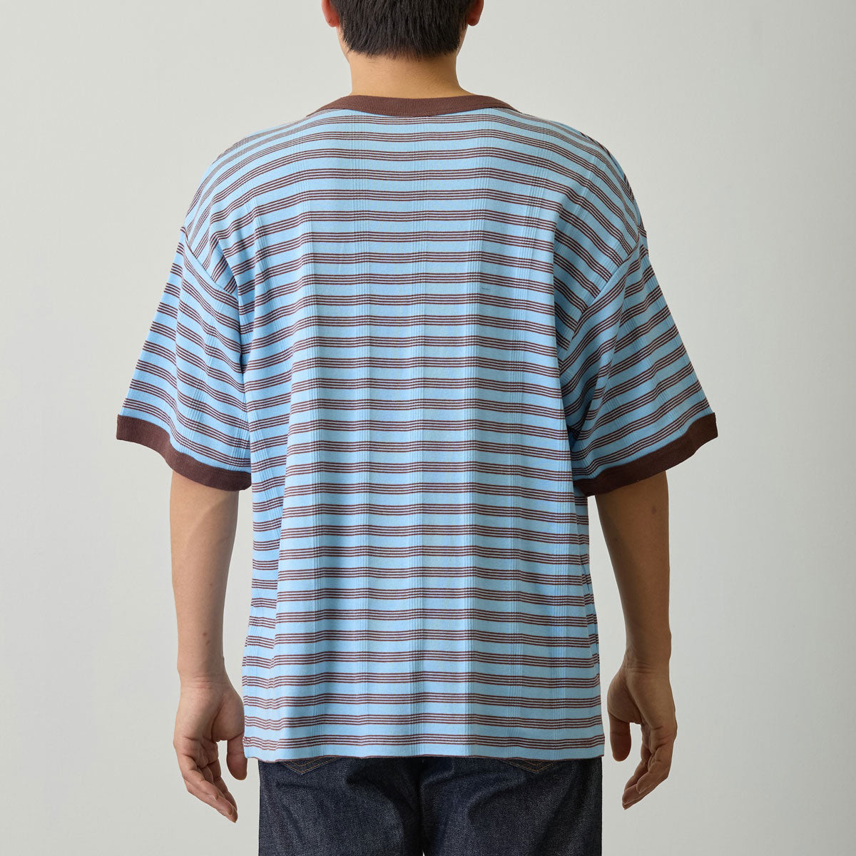 ちいかわ ビッグシルエットポケットTシャツ Robert P.Miller×Talking ハチワレ BLUEBERRY