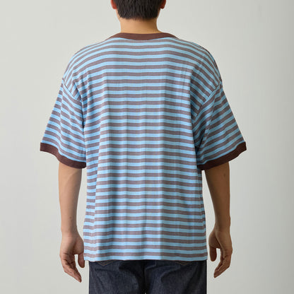 ちいかわ ビッグシルエットポケットTシャツ Robert P.Miller×Talking ハチワレ BLUEBERRY