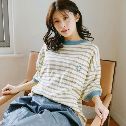 ちいかわ ビッグシルエットポケットTシャツ Robert P.Miller×Talking うさぎ BANANA