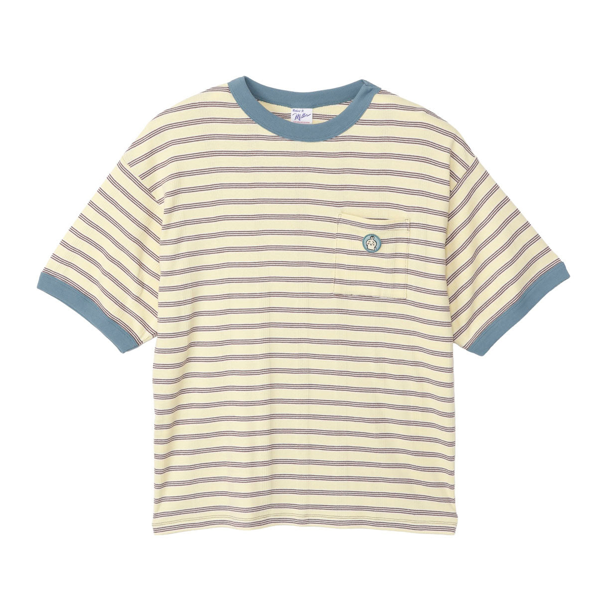 ちいかわ ビッグシルエットポケットTシャツ Robert P.Miller×Talking うさぎ BANANA