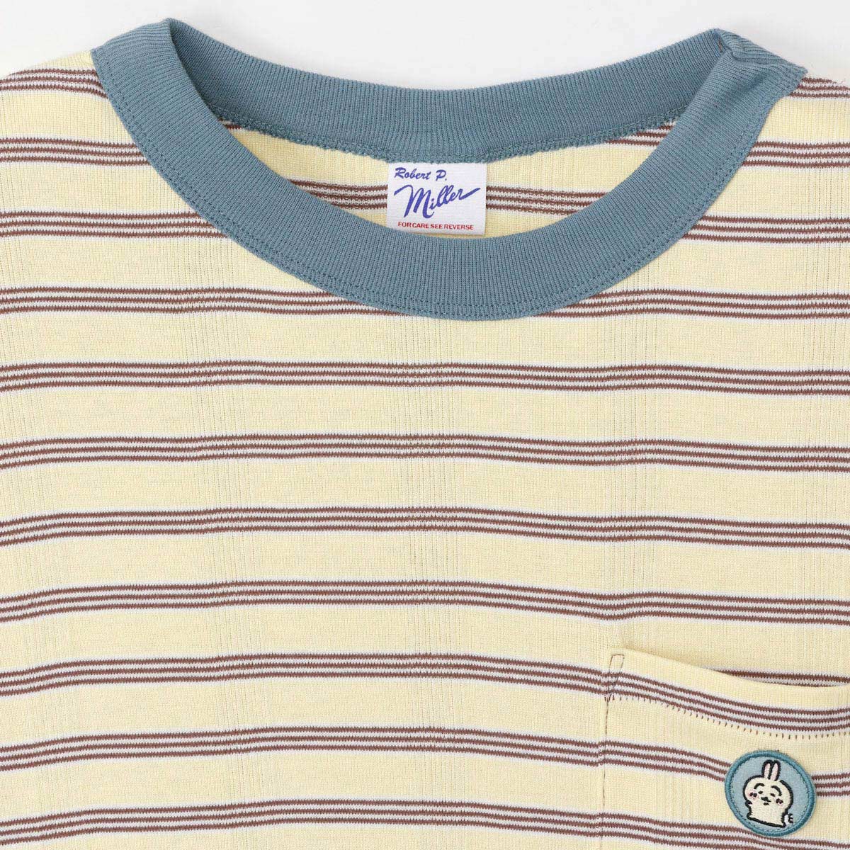 ちいかわ ビッグシルエットポケットTシャツ Robert P.Miller×Talking うさぎ BANANA