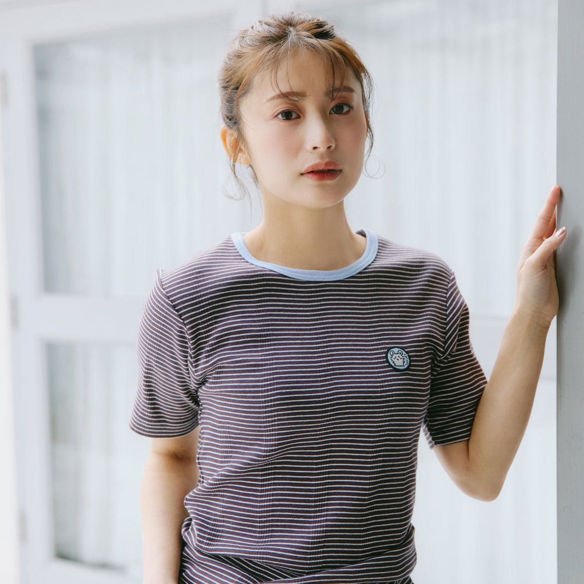 吉伊卡哇 T恤 (Robert P.Miller×Talking / 飞鼠 咖啡色)