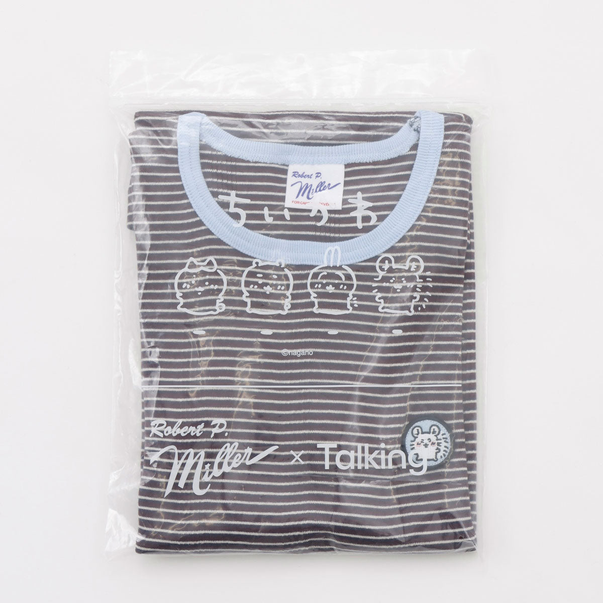 吉伊卡哇 T恤 (Robert P.Miller×Talking / 飞鼠 咖啡色)