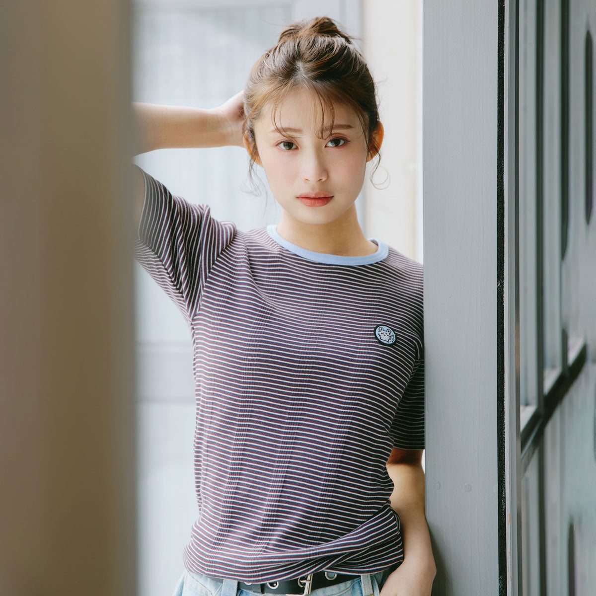 吉伊卡哇 T恤 (Robert P.Miller×Talking / 飞鼠 咖啡色)