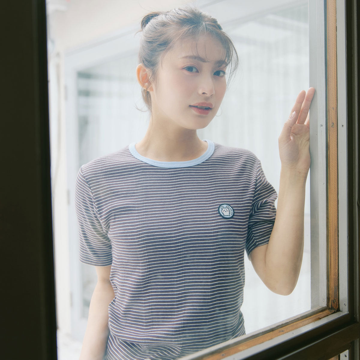 吉伊卡哇 T恤 (Robert P.Miller×Talking / 飞鼠 咖啡色)