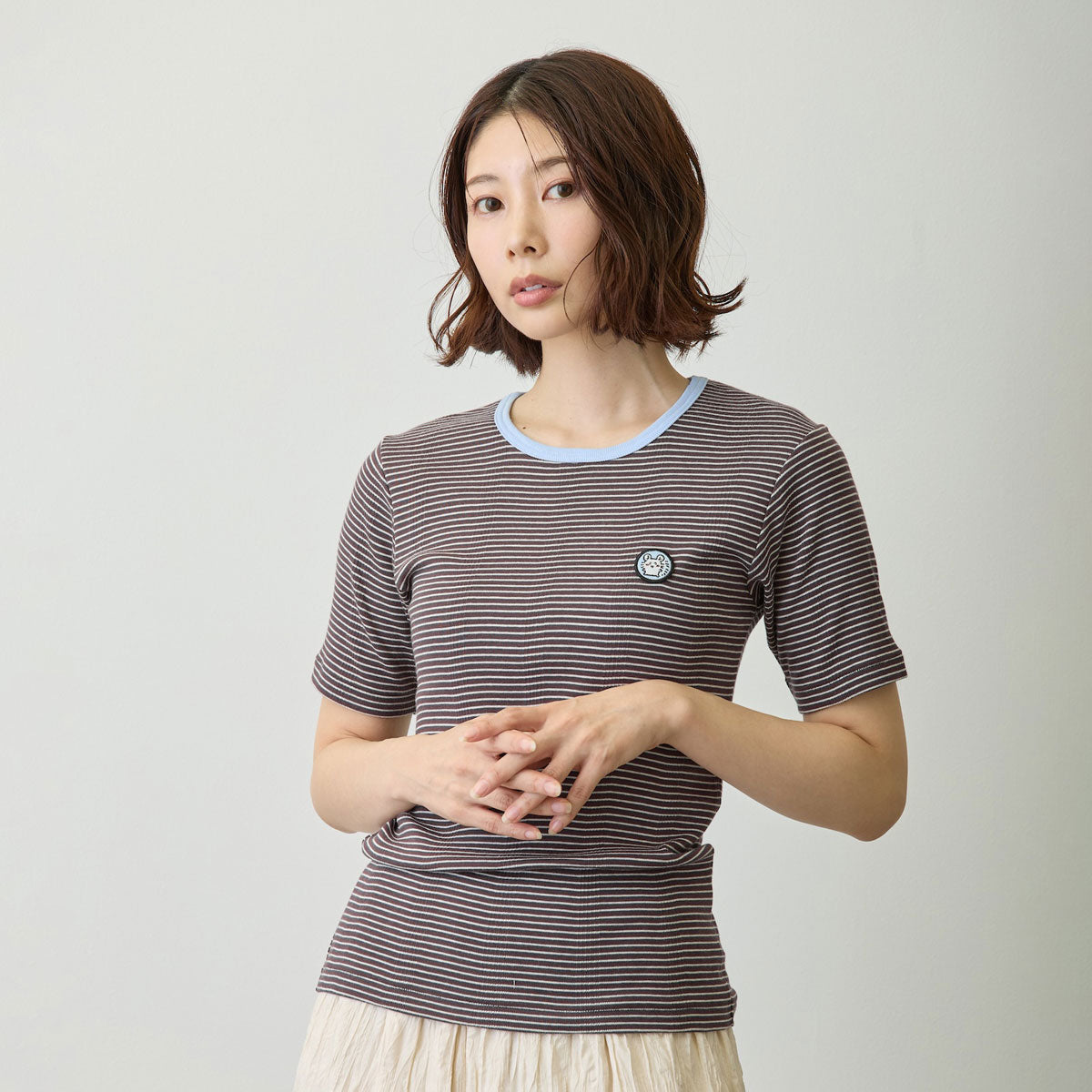 吉伊卡哇 T恤 (Robert P.Miller×Talking / 飞鼠 咖啡色)