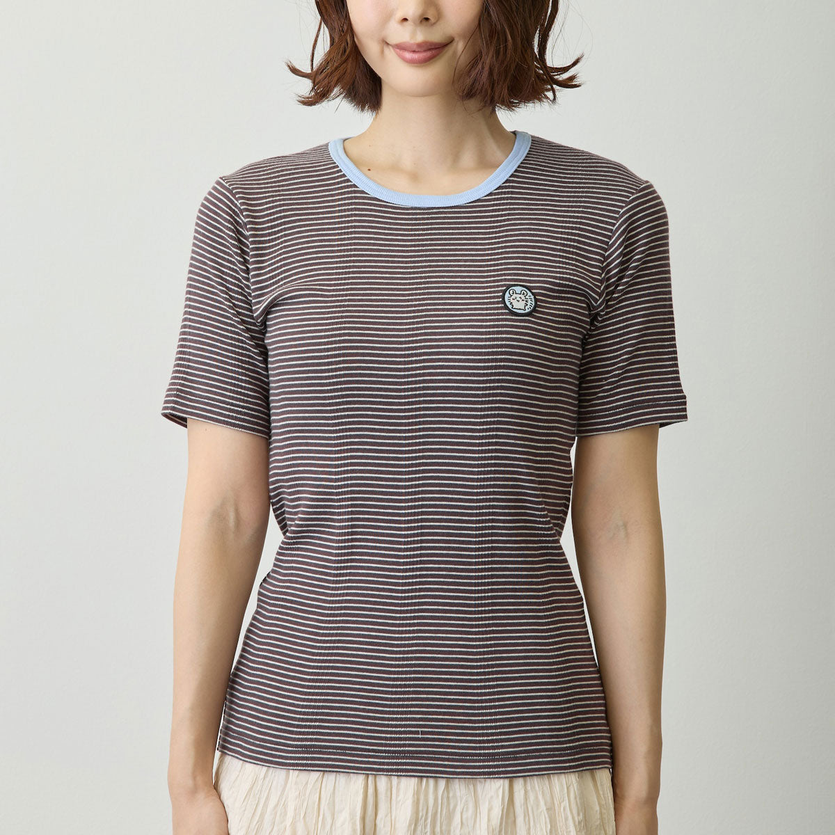 吉伊卡哇 T恤 (Robert P.Miller×Talking / 飞鼠 咖啡色)