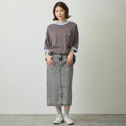 ちいかわ ビッグシルエットポケットTシャツ Robert P.Miller×Talking モモンガ COFFEE