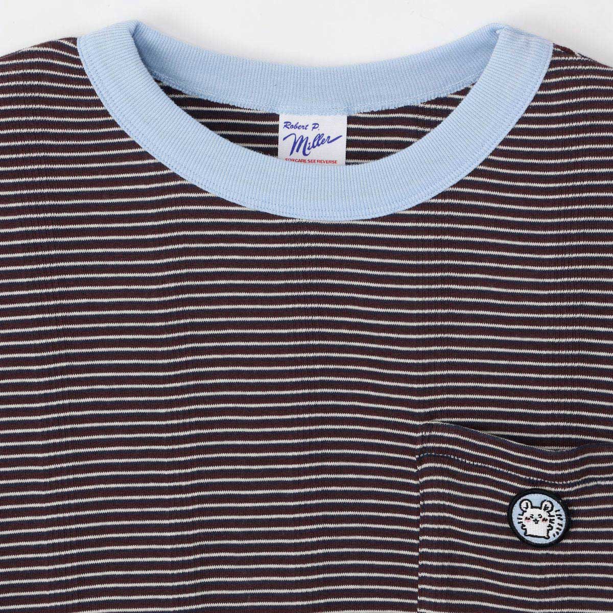 ちいかわ ビッグシルエットポケットTシャツ Robert P.Miller×Talking モモンガ COFFEE