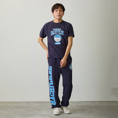 치이카와 T셔츠 (피스 / 가르마 네이비)