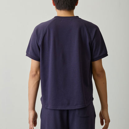 치이카와 T셔츠 (피스 / 가르마 네이비)