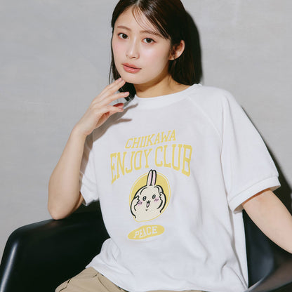 치이카와 T셔츠 (피스 / 토끼 화이트)