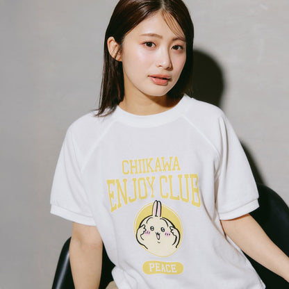 치이카와 T셔츠 (피스 / 토끼 화이트)