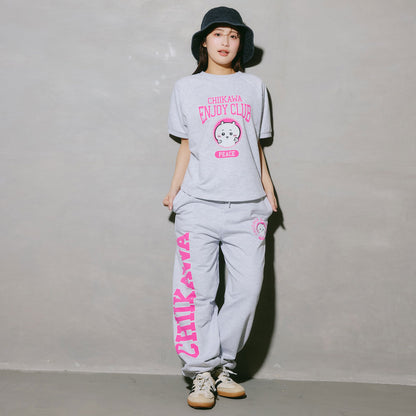 치이카와 스웨트 팬츠 (피스 / 치이카와 오트밀 그레이)