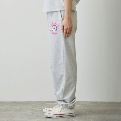 치이카와 스웨트 팬츠 (피스 / 치이카와 오트밀 그레이)
