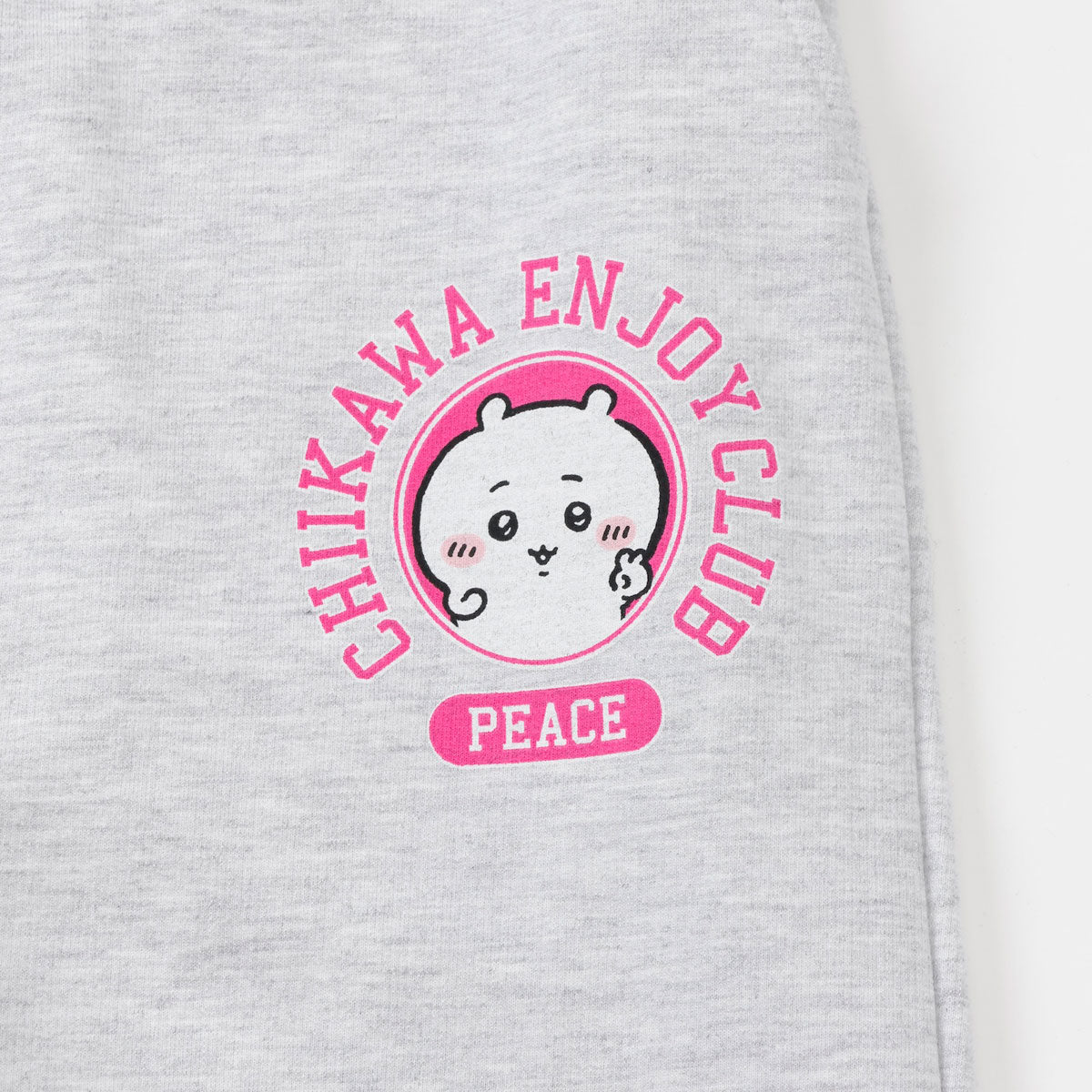 치이카와 스웨트 팬츠 (피스 / 치이카와 오트밀 그레이)