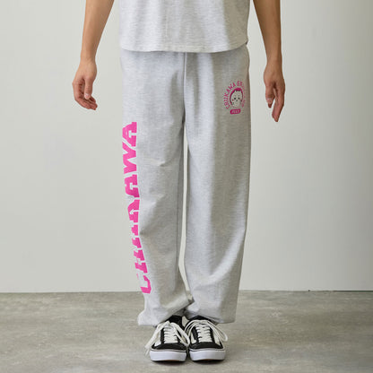 치이카와 스웨트 팬츠 (피스 / 치이카와 오트밀 그레이)