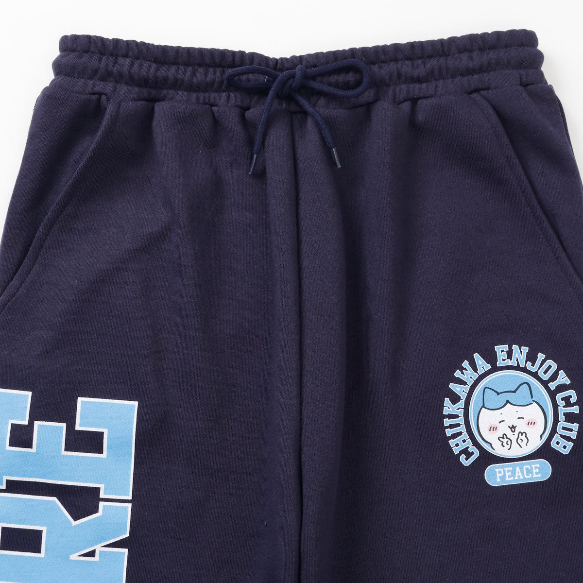 치이카와 스웨트 팬츠 (피스 / 가르마 네이비)