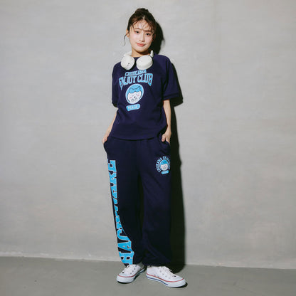 치이카와 스웨트 팬츠 (피스 / 가르마 네이비)