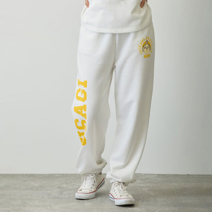 치이카와 스웨트 팬츠 (피스 / 토끼 화이트)