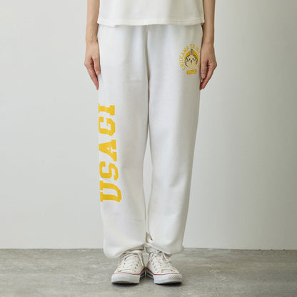 치이카와 스웨트 팬츠 (피스 / 토끼 화이트)