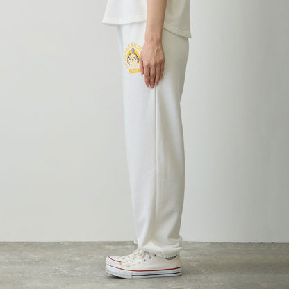 치이카와 스웨트 팬츠 (피스 / 토끼 화이트)