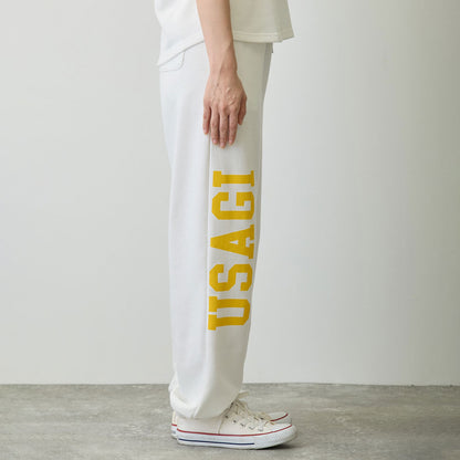 치이카와 스웨트 팬츠 (피스 / 토끼 화이트)