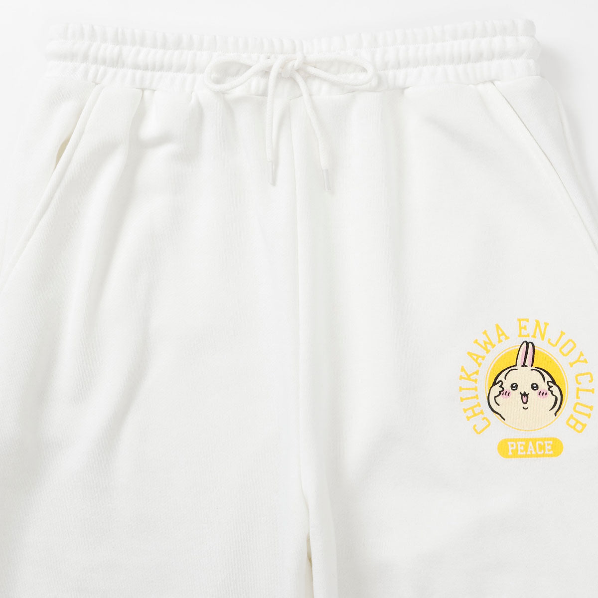 치이카와 스웨트 팬츠 (피스 / 토끼 화이트)
