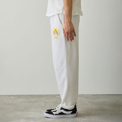 치이카와 스웨트 팬츠 (피스 / 토끼 화이트)